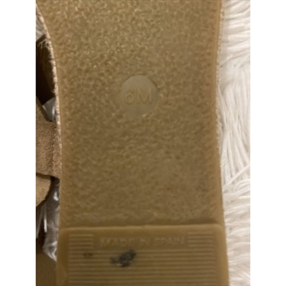 Via Spiga Womens Gia Tan Suede Espadrille Sandals US 6 M Buckle Closure Spain - Picture 5 of 5